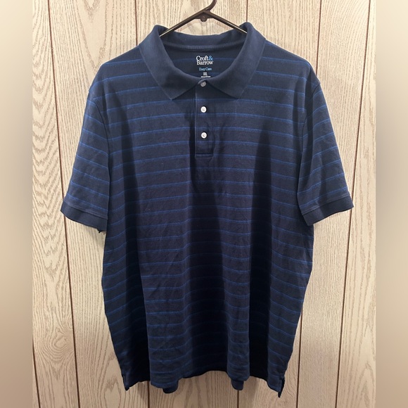 Croft & Barrow Men’s Dark Blue Polo Shirt 2XL - Picture 1 of 2